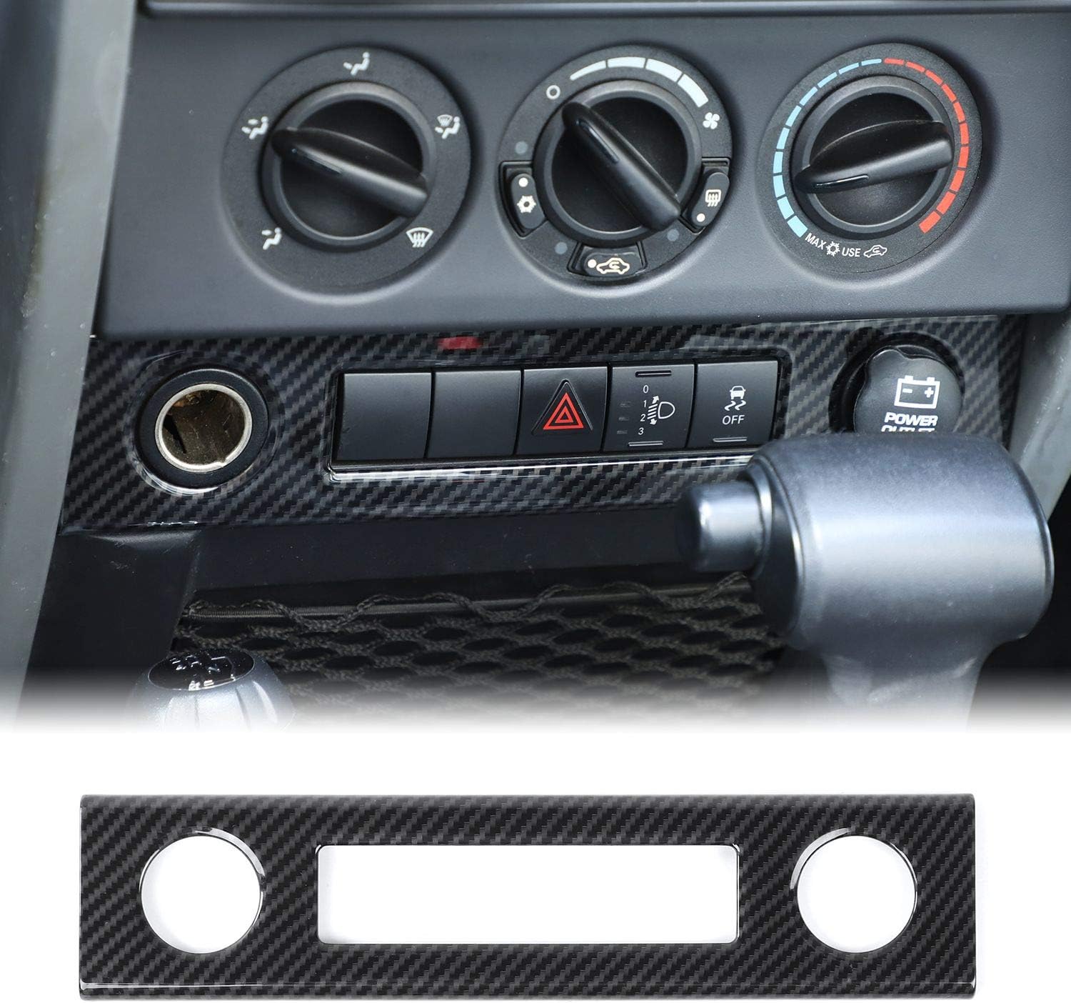 RTTCZ Full Set Interior Decoration Trim Kit ABS Frame Trim