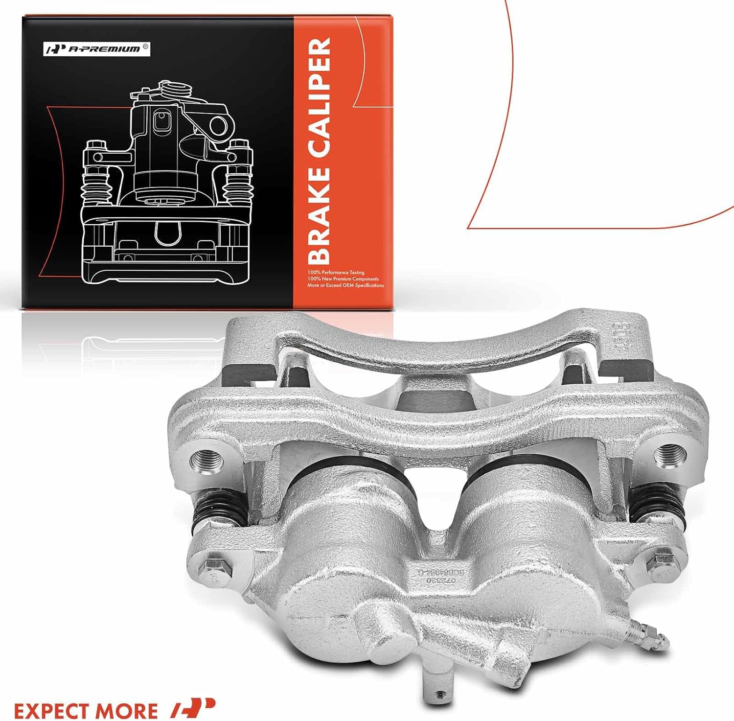 A-Premium Disc Brake Caliper Assembly with Bracket Compatible with Dodge Sprinter 2500 2003-2006, Sprinter 3500 2003-2006 & Freightliner Sprinter 2500 2002-2006, Sprinter 3500 2002-2006, # 5135214AA