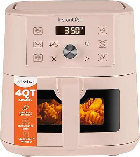 Miniatura 9 de Instant Pot 4Qt VORTEX 6 en 1 Mini Freidora de Aire, Opciones de Programa Personalizado, Freír al Aire, Asar, Asar a la Parrilla, Deshidratar, Sea