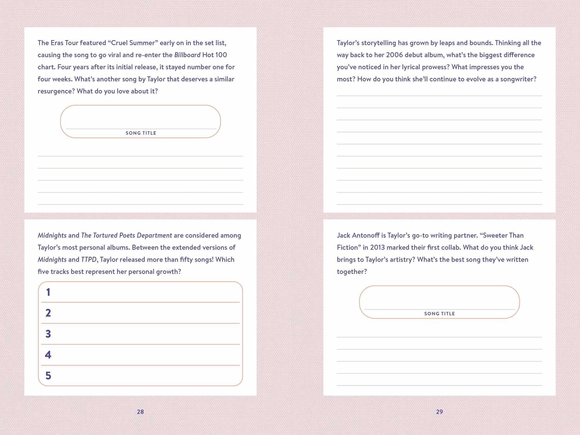 I Love Taylor Swift Updated & Expanded Version: An Unofficial Fan Journal