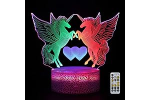 3D Illusion Unicorn Night Light: A Radiant Dream Companion