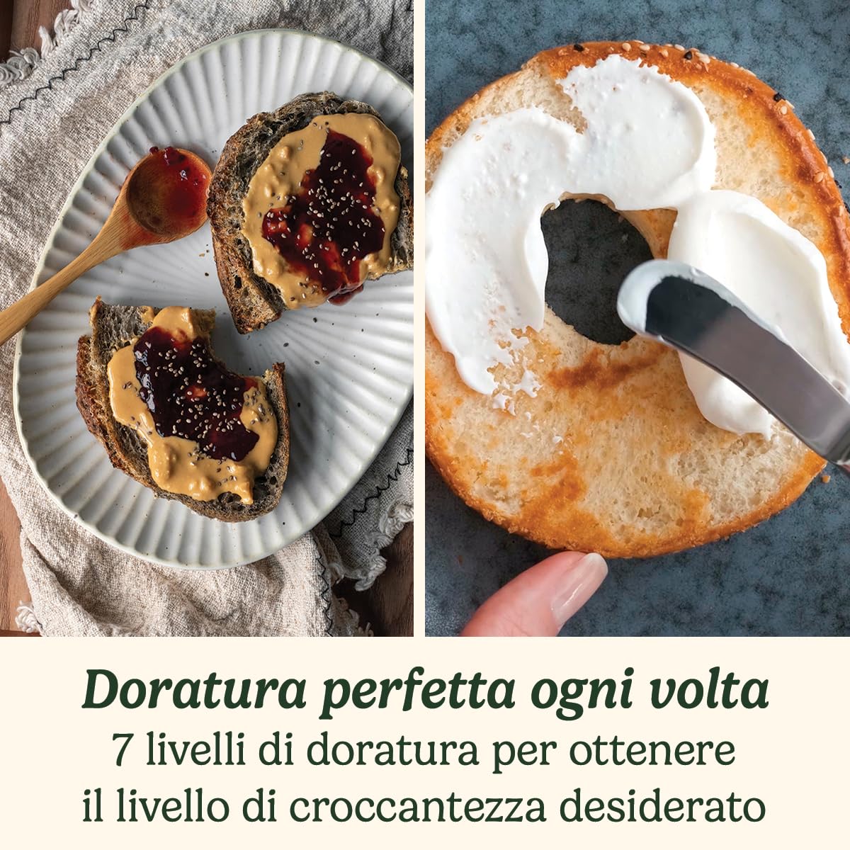 Cuisinart Tostapane a 2 fette | Fessure larghe, ideali per pane spesso e bagel | Leva di sollevamento alta | 7 livelli di doratura più scongelamento | Bollitore abbinato disponibile | Bianco