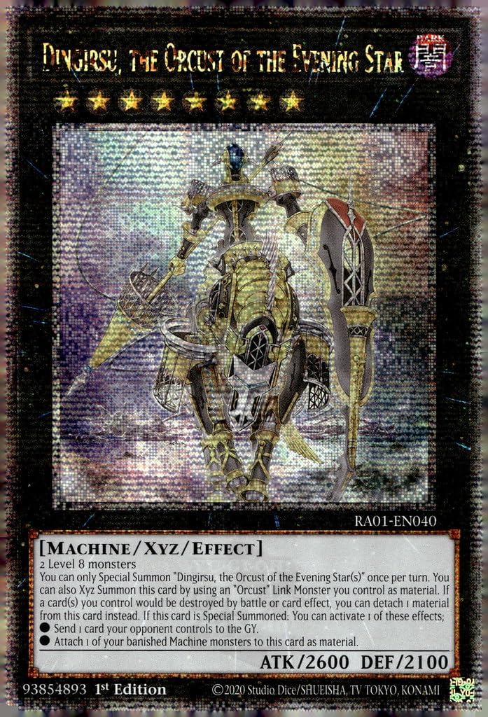 Dingirsu, The Orcust of The Evening Star (Quarter Century Secret Rare) - RA01-EN040 - Quarter Century Secret Rare - 1st Edition