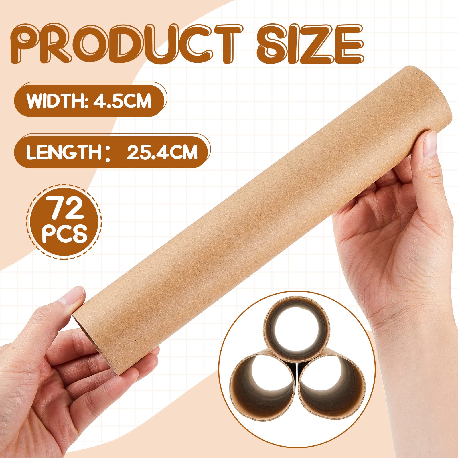 Snapklik.com : Henoyso 36 Packs Cardboard Tubes For Craft DIY Empty ...