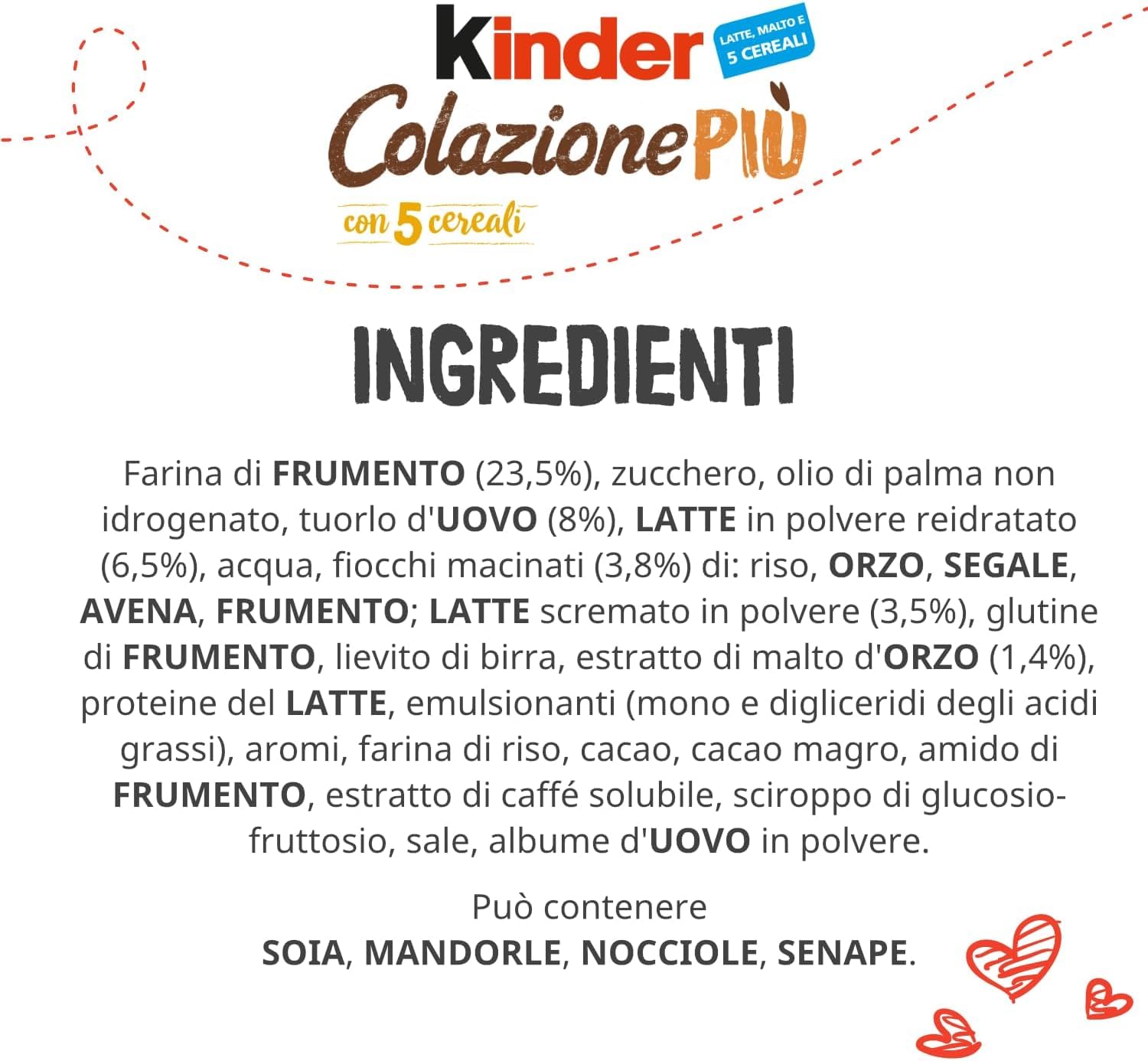 Italian Gourmet Bundle 6x 290g + Italian Gourmet Polpa Gratis – Frühstückskuchen mit 5 Cerealien – Italienische Milchcreme Frühstücks Snacks – XXL Vorteilspaket für Familie, Schule & Büro