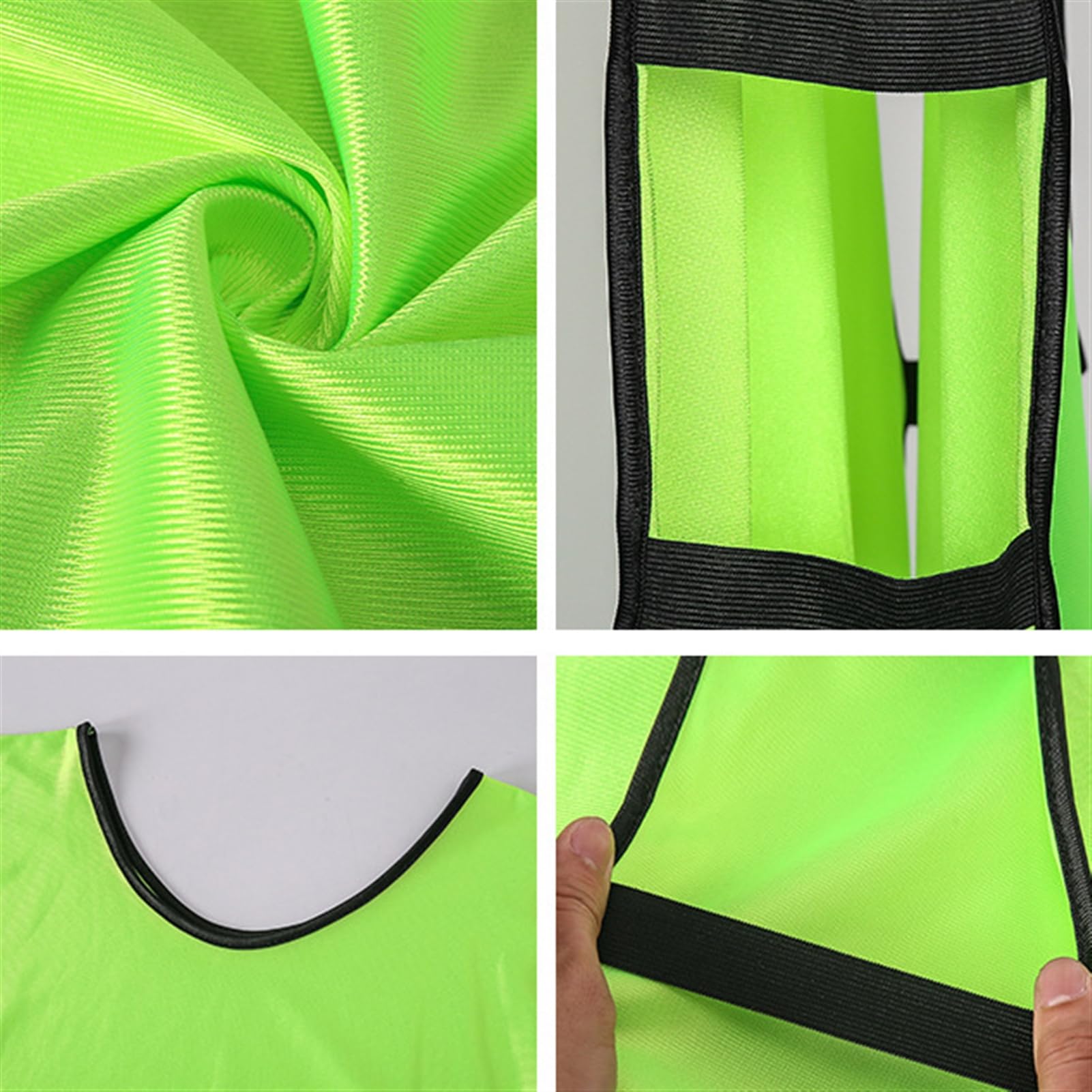 Gilet D'entraînement de Football Respirant Gilet Adultes Maillots Lot de 12 Chasubles de Sport