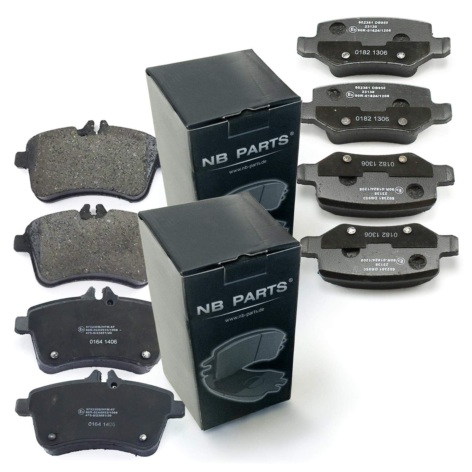 Pastillas de freno delanteras traseras NB PARTS Germany 10069933