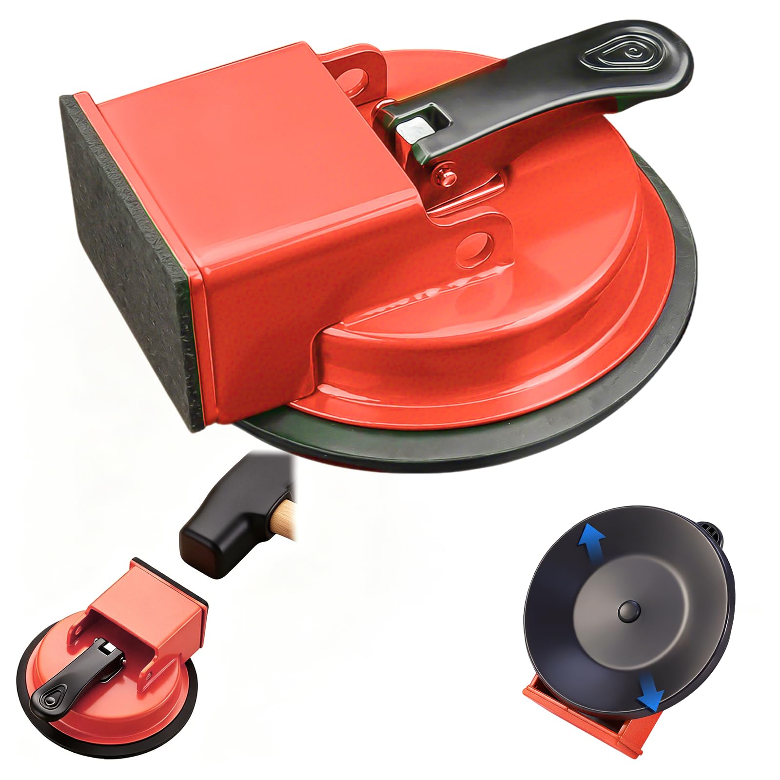 Floor Gap Fixer Tool for Laminate, Heavy Duty Laminate Flooring Tools, Adjustable Suction Cup Plank Grabber for Wood Floor, Vinyl Plank