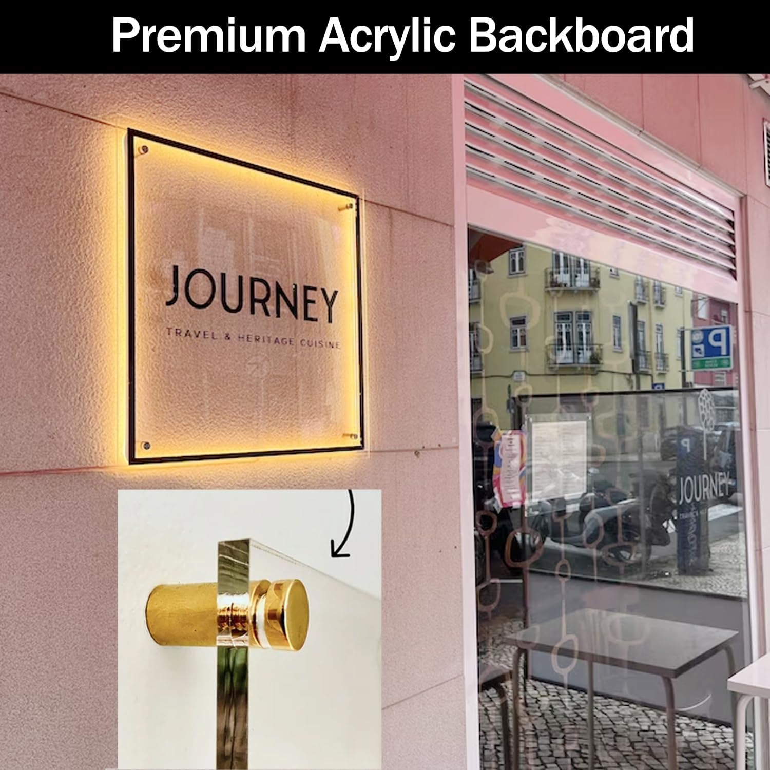 Custom Logo Business Neon Signs, Personalized Floating Acrylic Business Sign, Metal Acrylic LED Backlit Illuminated Business Signs for Office, Storefronts, Skin Beauty, Restaurants, Hair Studio