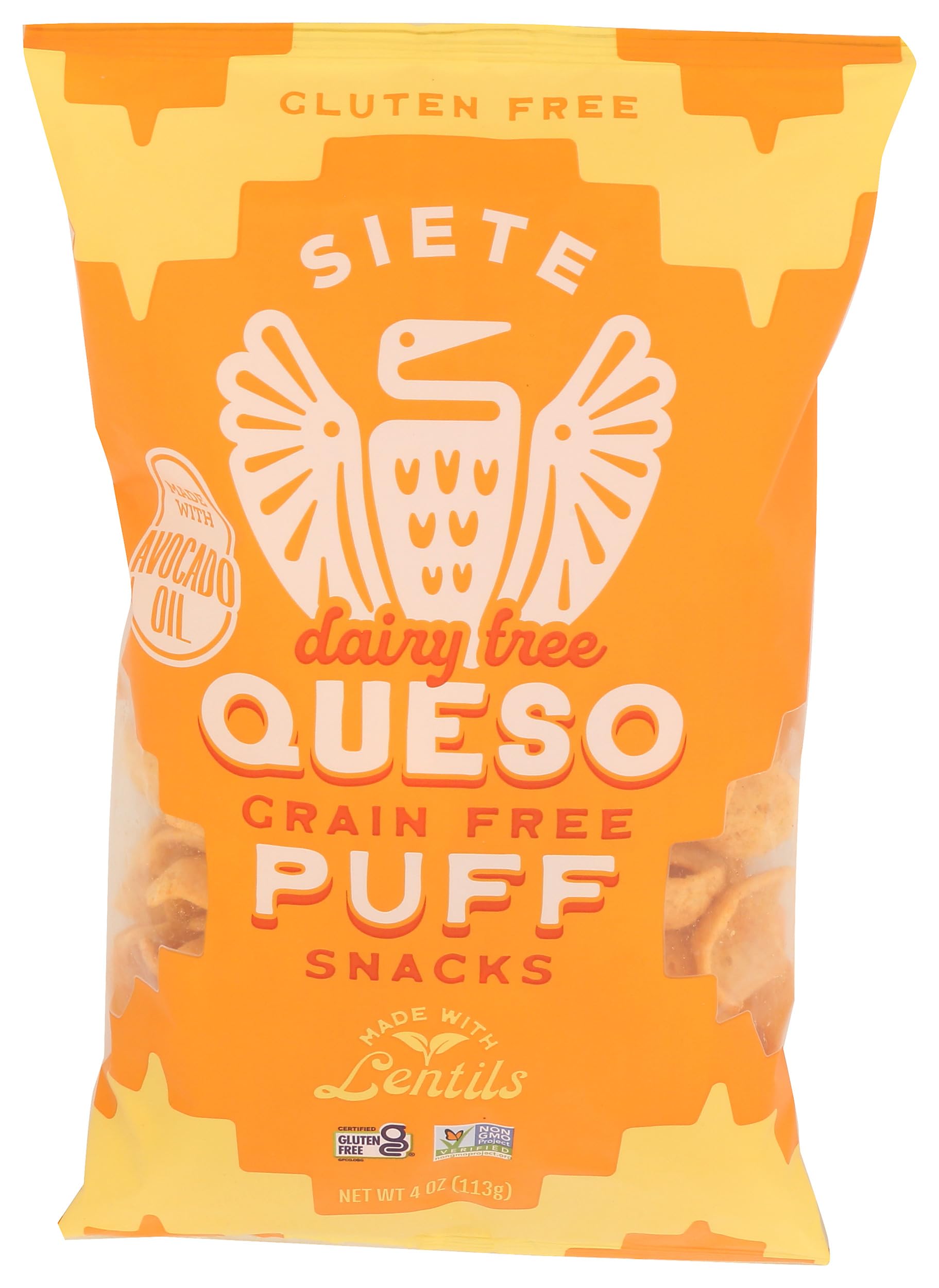 Siete Puffs Queso 4 onzas