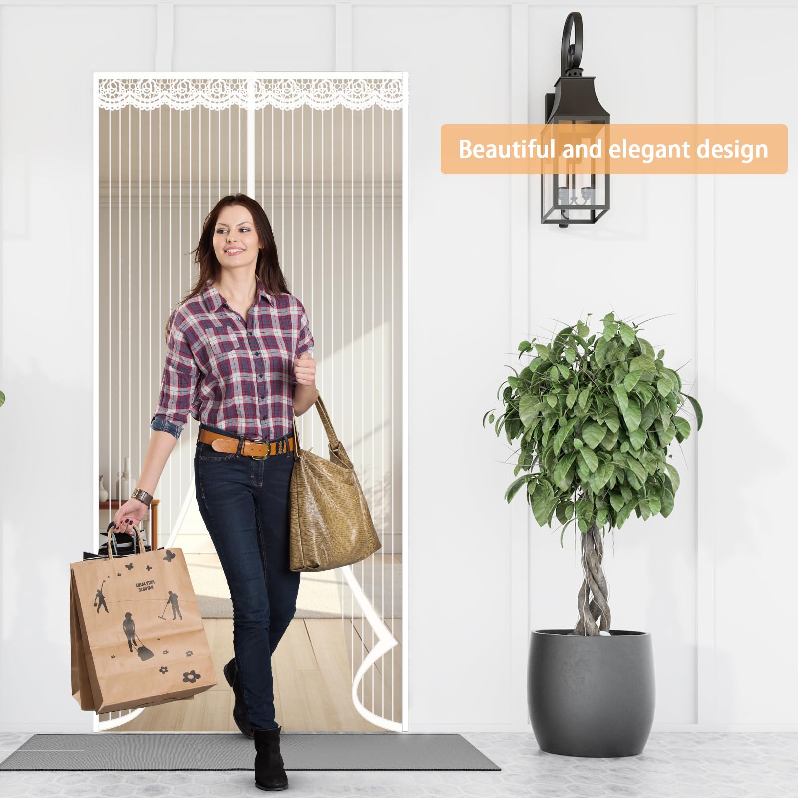 YRH Magnetic Fly Screen Door - Image 4