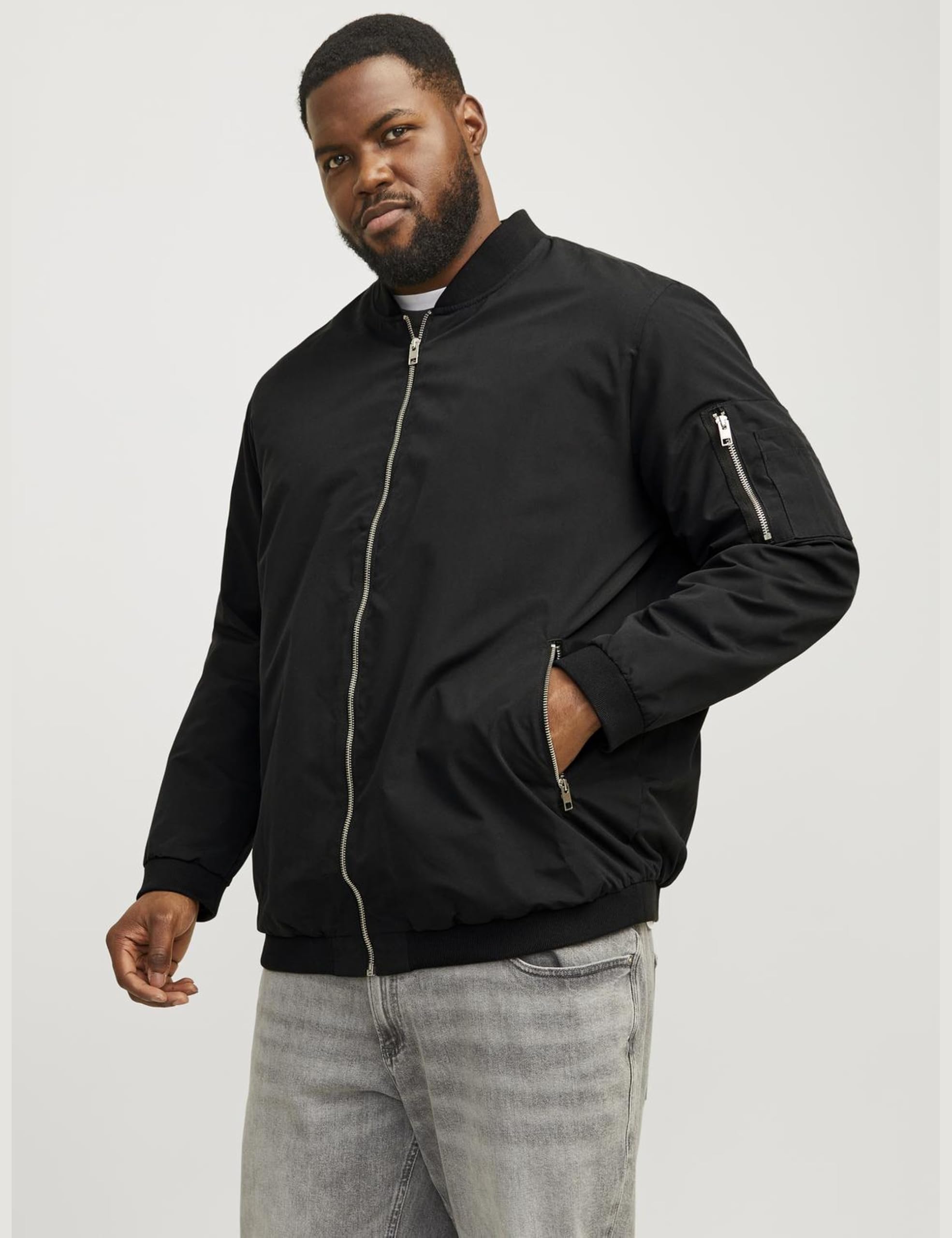 Mêska Kurtka Bomber JACK & JONES Basic College JJERUSH bez Kaptura