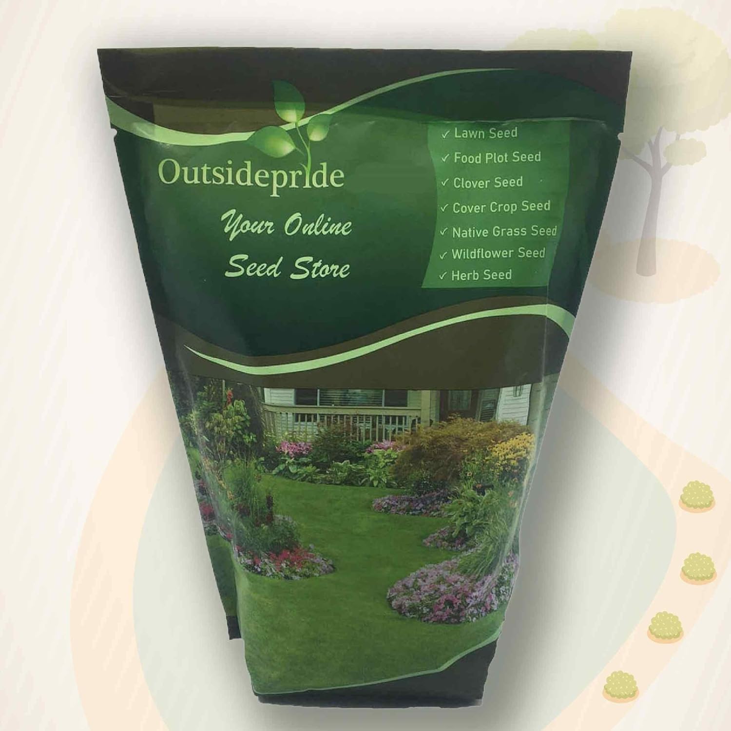 Outsidepride Perennial Andropogon Big Bluestem Grass Seed - 5 lbs. Warm Season, Drought Resistant, Native Prairie Grass Seed, Ideal for Erosion Control, Ornamental Landscaping & Wildlife Gardens