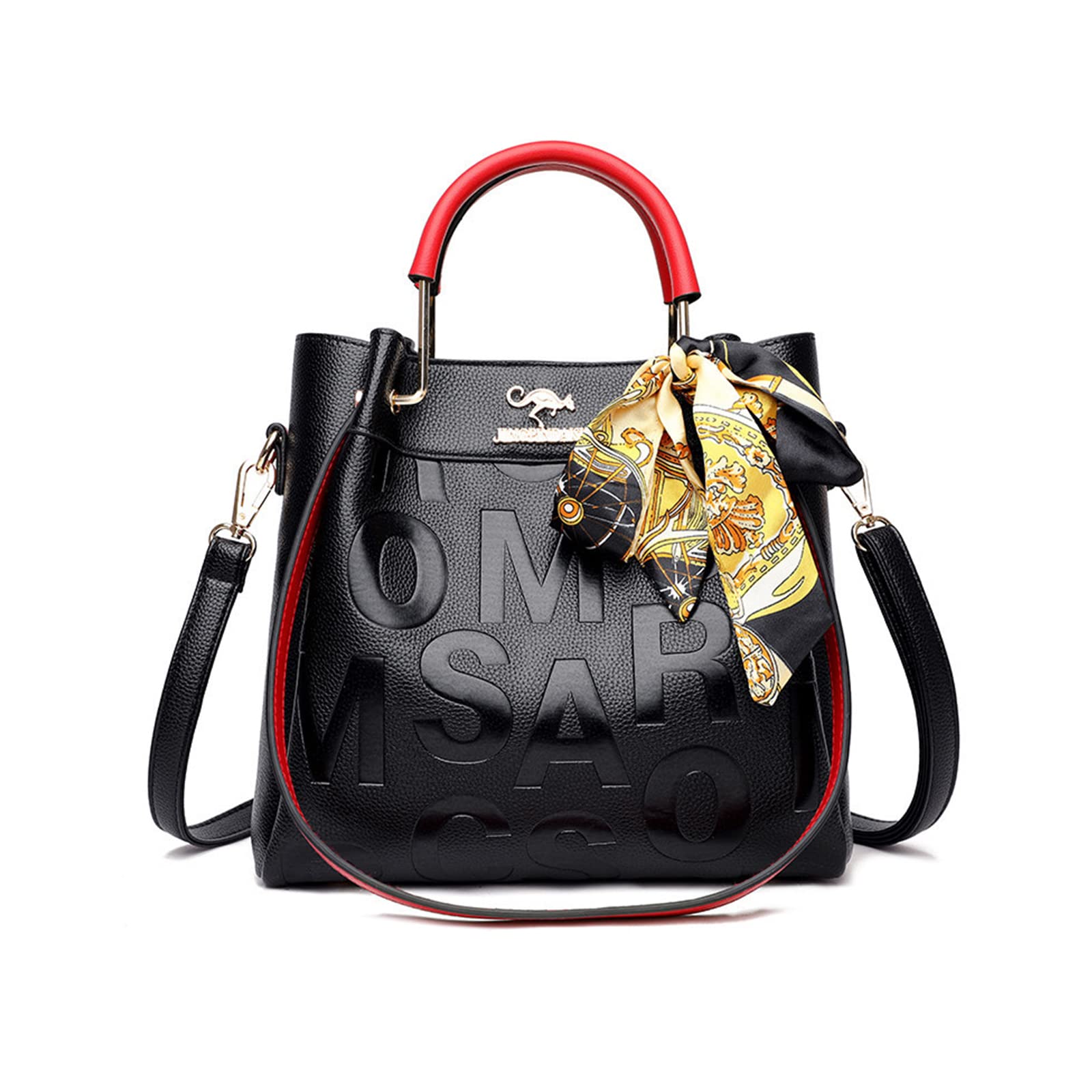 Sac à d'épaule avec soie rouge pour ne plus manquer d'espace - 8