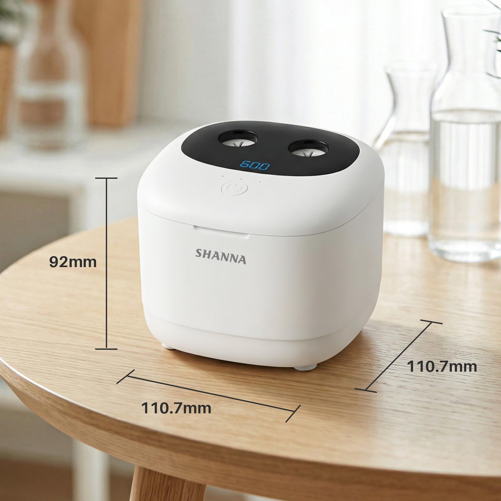 Nettoyeur Ultrasons 47KHz 200ml pour Appareil Dentaire, Aligneurs, Bijoux