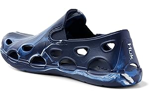 HUK Men's Brewster Slip-On Wet Traction Fishing & Deck Shoes for Outdoor Boating