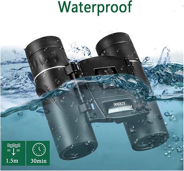 Telescopio Portatile, Telescopio Binocolo Portatile con Zoom HD 900X25, Compatto for Caccia, Campeggio E Viaggi All'aperto per Birdwatching(900x25-Set) - 4