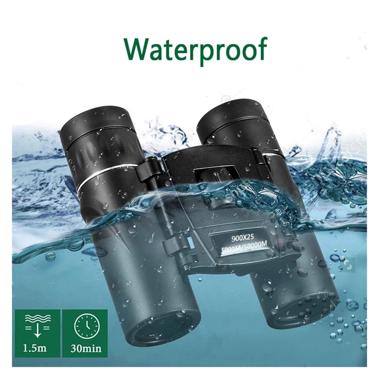 Telescopio Portatile, Telescopio Binocolo Portatile con Zoom HD 900X25, Compatto for Caccia, Campeggio E Viaggi All'aperto per Birdwatching(900x25-Set)