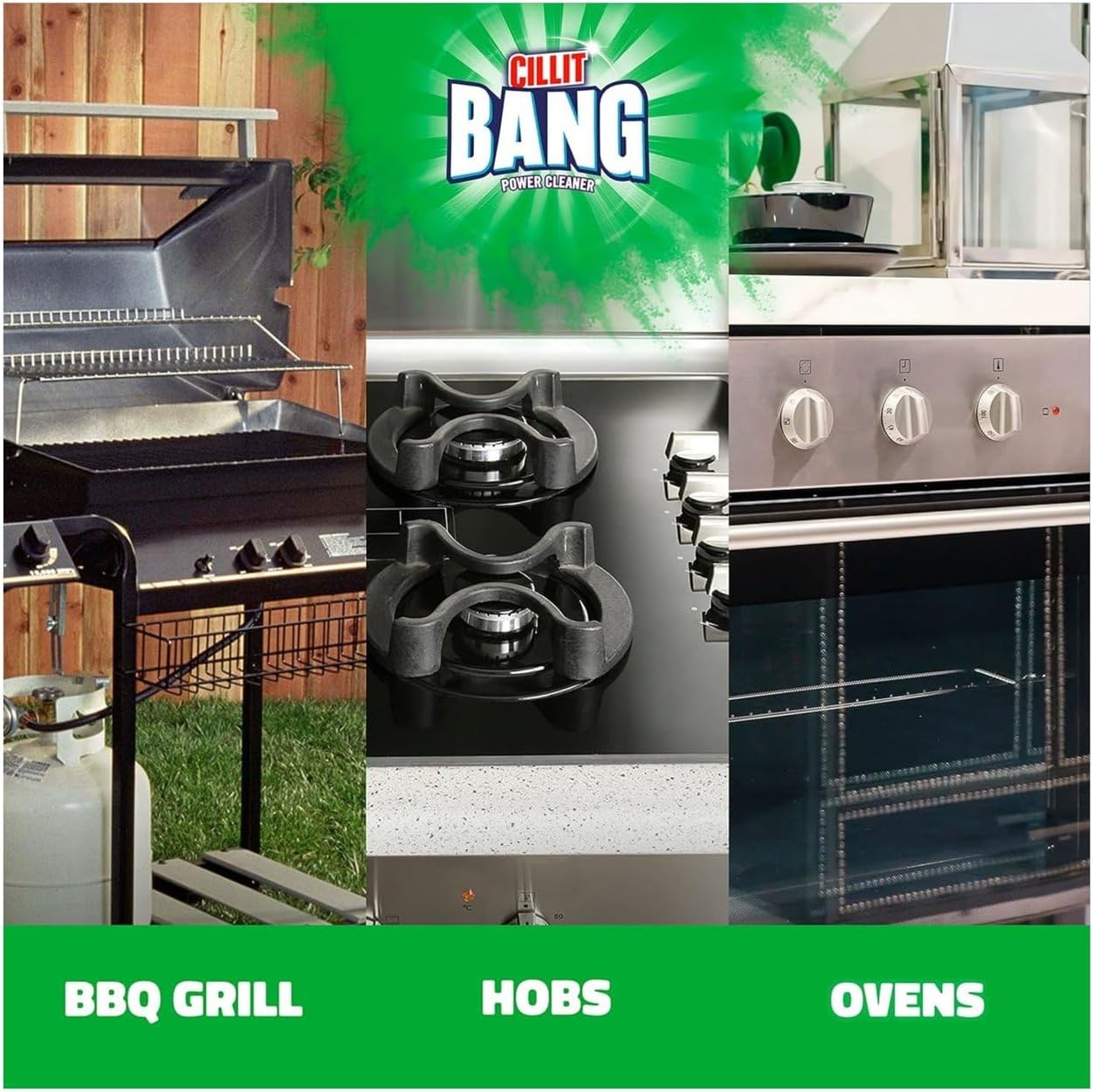 Cilit Bnag Power Cleaner Universal Degreaser Spray Cleaner - Pack of 3 (750ml each)