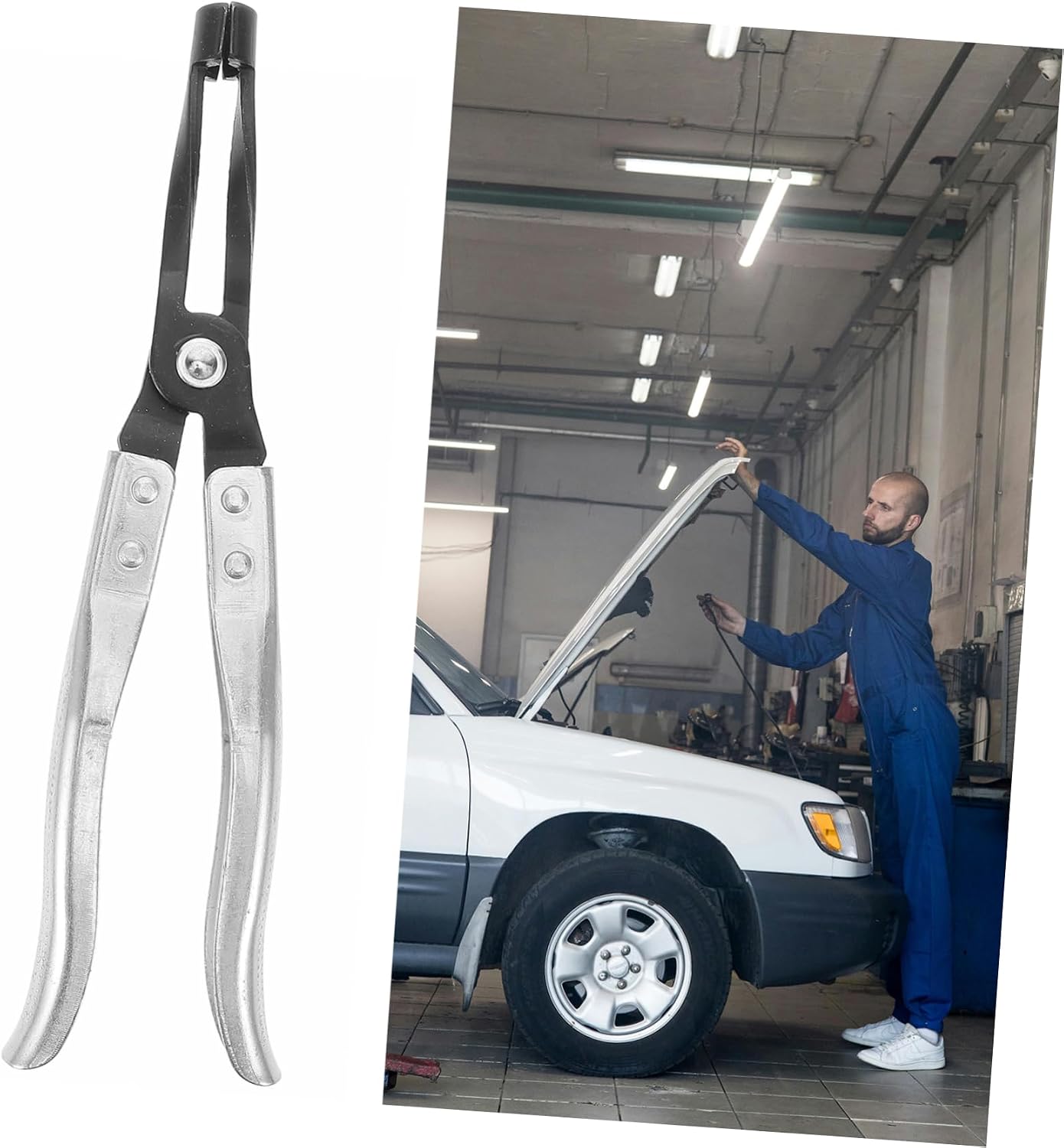 Zerodeko Engine Valve Spring Pliers Tool for Repair Sturdy Construction for Valve Seal Removal