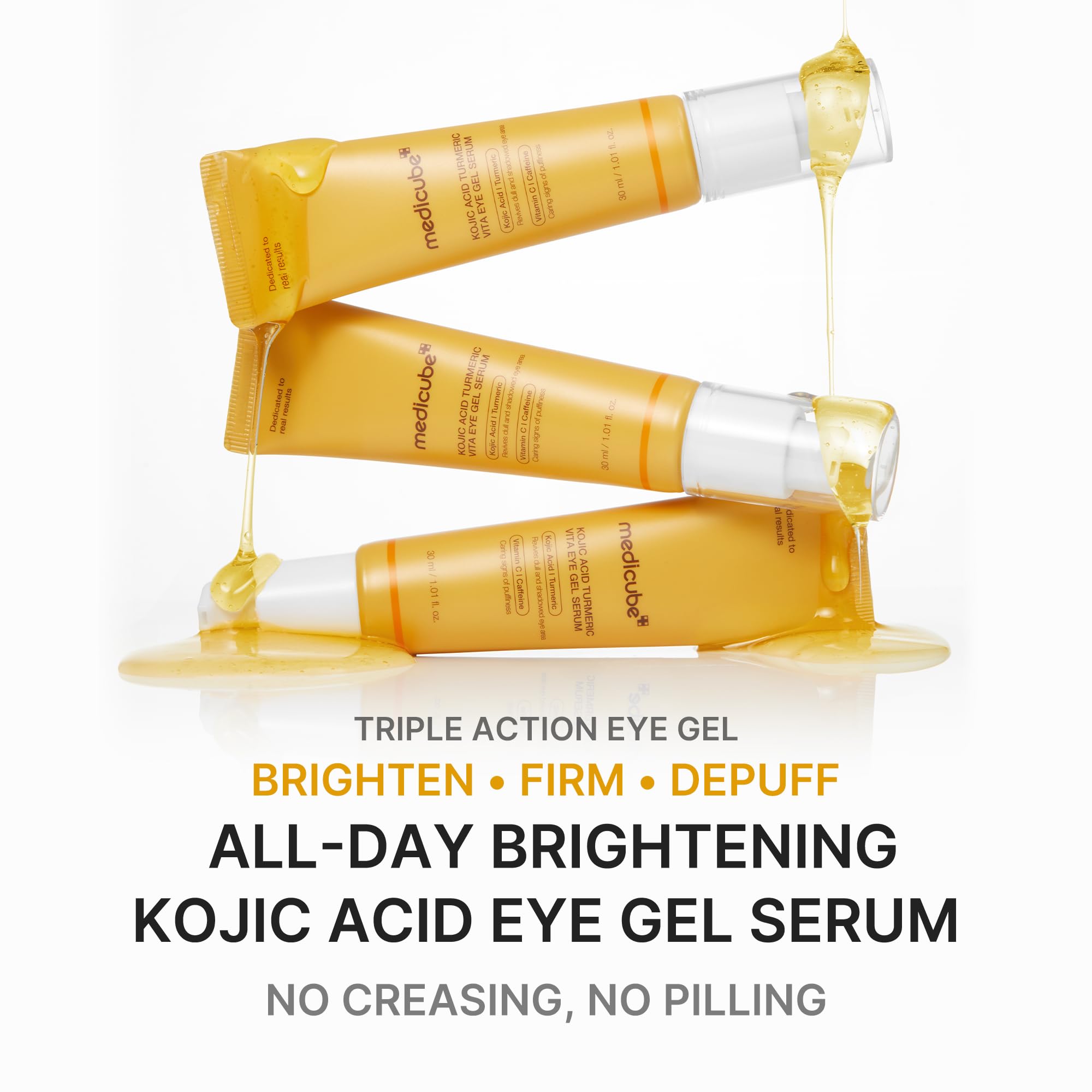 Amazon.com: medicube Eye Serum with Kojic Acid Turmeric | All-Day