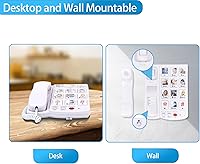 Vista 7 de Big Button Phone for Seniors, Corded Landline Telephone with 10 Picture Keys, Phones for Elderly,One-Touch Dialling,Suitable People with Vision