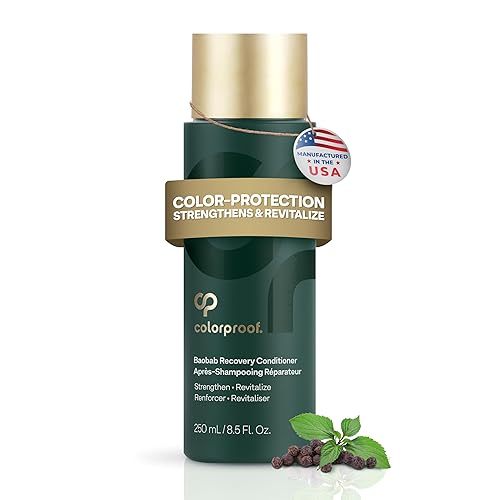 ColorProof Baobab - Acondicionador de recuperación, 8.5 onzas, para cabello dañado y teñido, fortalece y repara, sin sulfatos, vegano