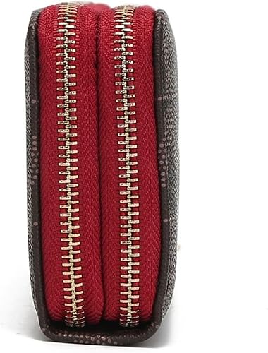 Vista 4 de MKF Collection Mia K - Cartera de pulsera para mujer, pequeña cartera de cuero vegano para tarjetas de crédito y bolsillo con cremallera, Pequeña