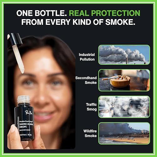 Miniatura 3 de Pour Moi Smoke Alarm Drops  Suero concentrado Climate-Smart para prevenir daños en la piel causados por el humo en el aire