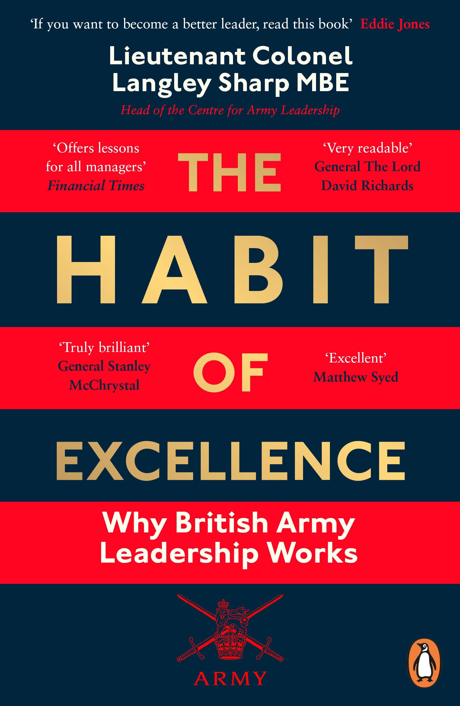 The Habit of Excellence: Why British Army Leadership Works.by Sharp PB**