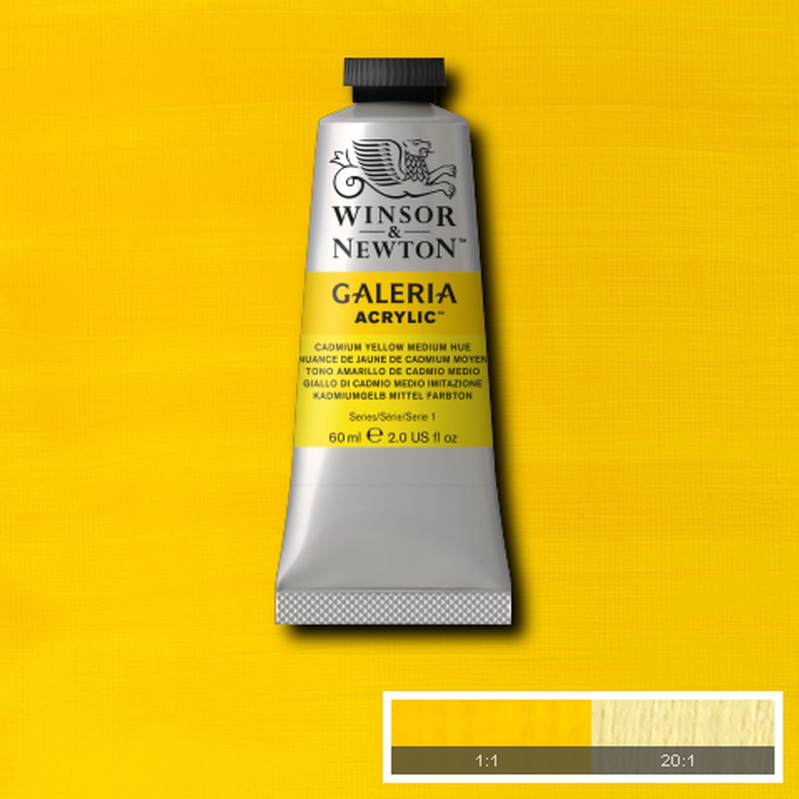 Winsor & Newton Galería - Pintura Acrílica , 60 ml, Amarillo (Yellow Ochre) — view 99