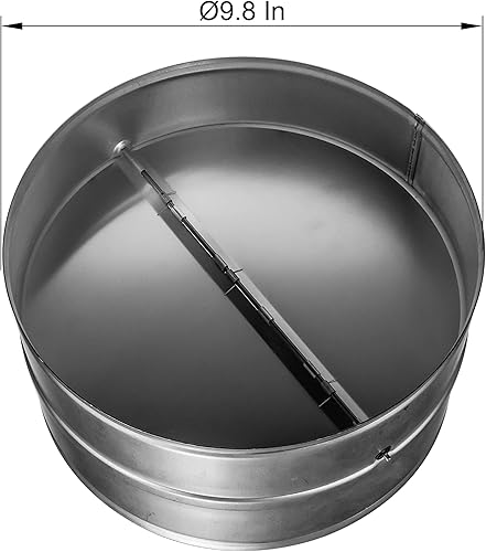 Miniatura 8 de Vent Systems - Amortiguador de corriente trasera de 4 pulgadas - Flujo de aire unidireccional - Deflector de ventilación del ventilador en línea