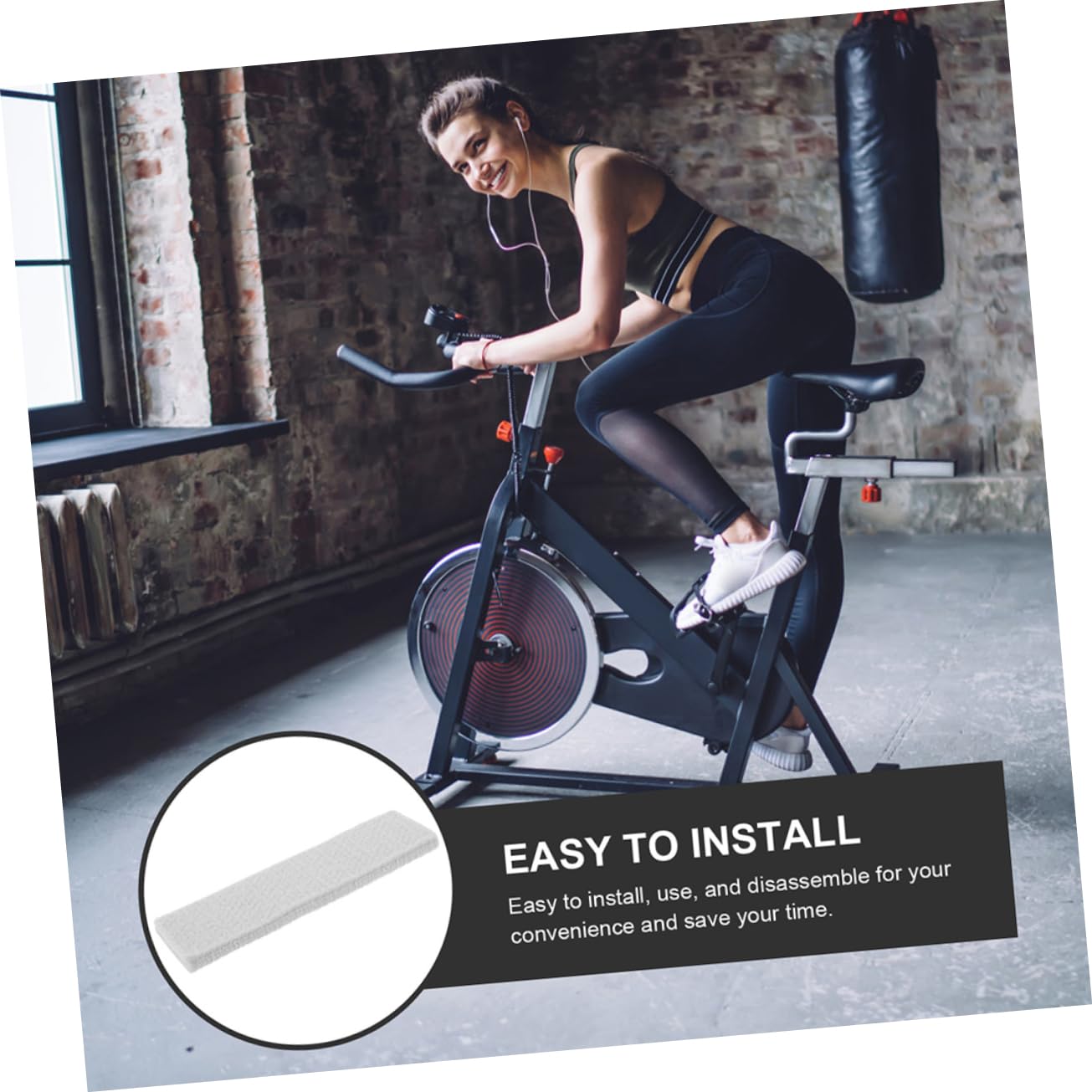 PartyKindom 6pièces Plaquettes de Frein pour Vélo Appartement Remplacement Patin de Frein Compatible avec Vélo Intérieur Fitness