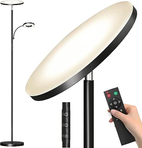 marctronic Floor Lamp, Upgraded 42W 4000LM Super Bright LED Floor