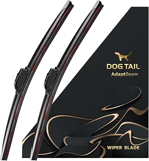 DOG TAIL AdaptBeam Neoprene Wiper Blades - 22'' & 21''- Set of 2