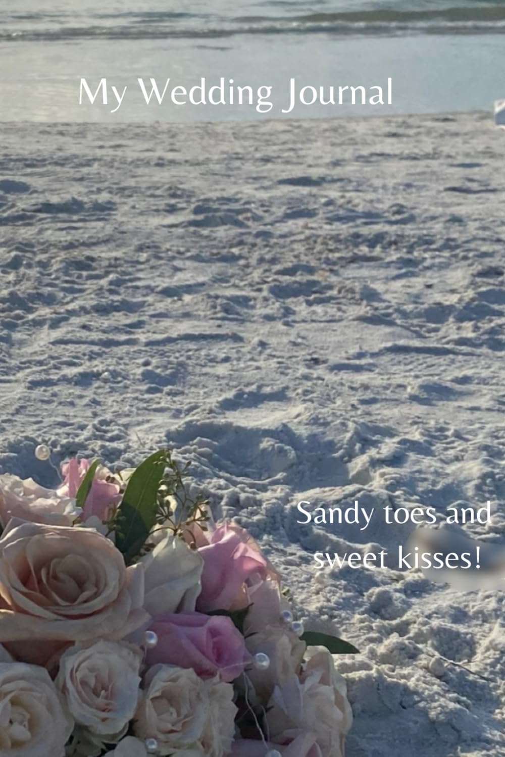 Beach Wedding Journal: Retro Style Line Notebook