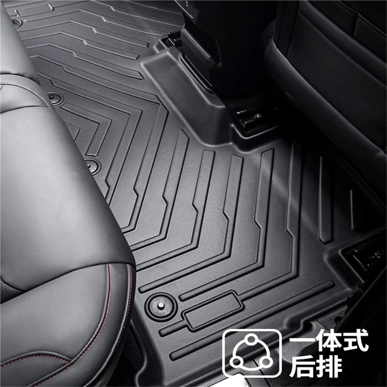 Tappetini Auto Per Jetour T2 Per Traveller 2024-2026 Tappetini Tronco All Weather Impermeabile Anti-Slip Anteriore Posteriore Cargo Liner Rilievi Del Piede Tappeto(3PCS SETS)