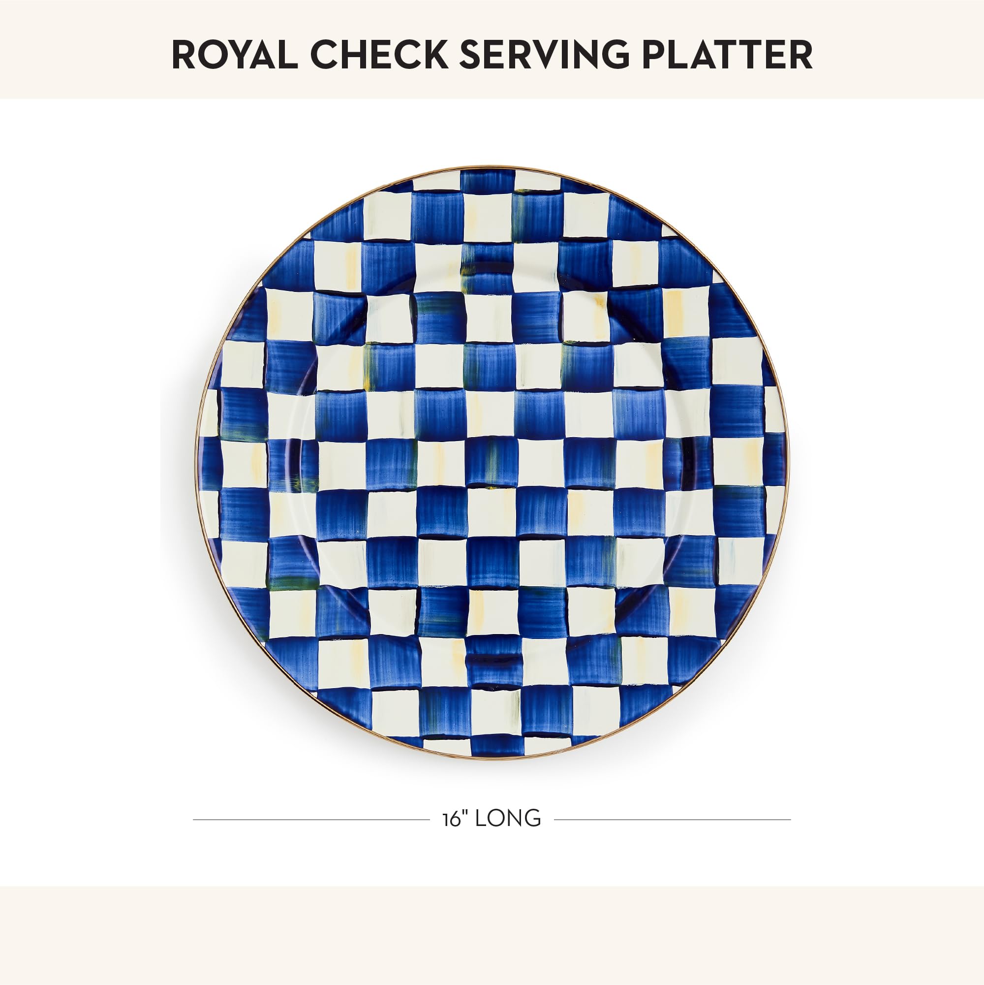 Amazon.com: MACKENZIE-CHILDS Enamel Serving Platter