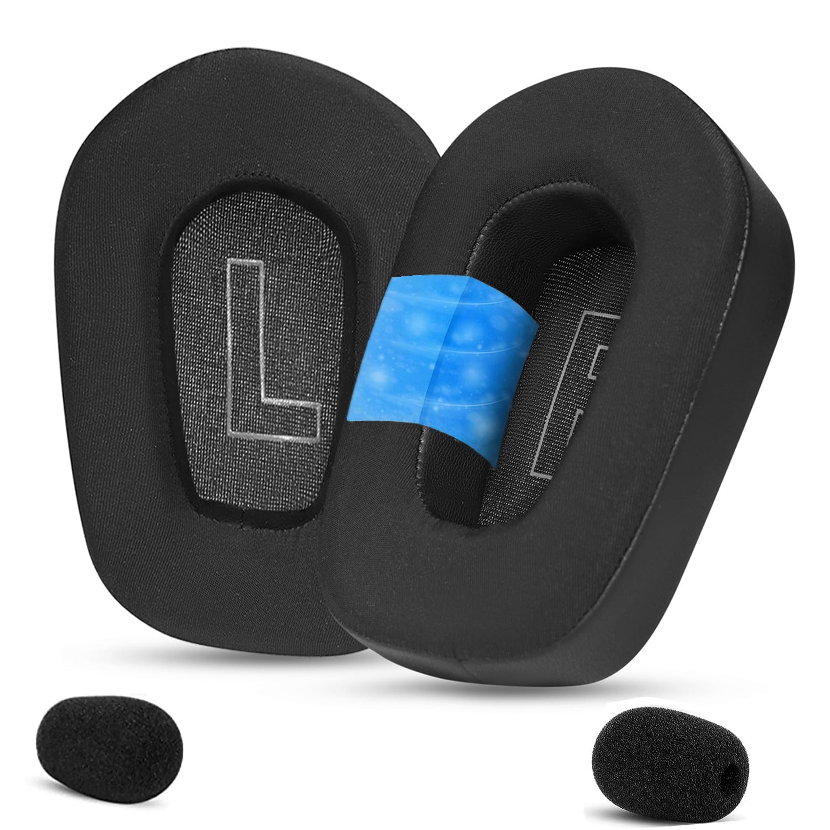 YunYiYi Cooling Gel Ear Pads Replacement Ear Cushions Compatible with Logitech G733 G535 G335 Lightspeed Wireless Gaming Headset Earpads Ear Cups with