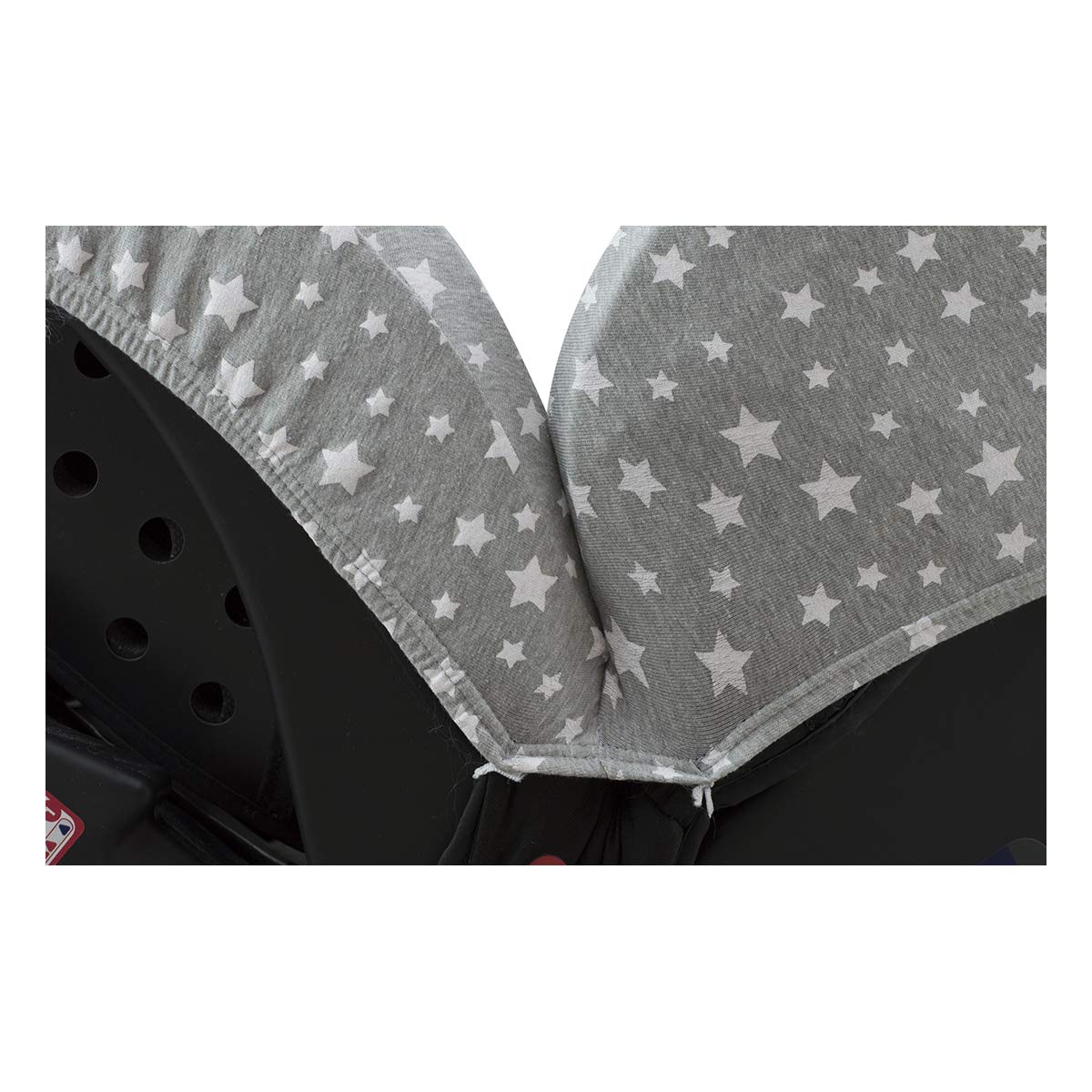 JYOKO Kids Bezug für Autositz Kompatibel mit Joie Stages, Every Stages, aus Baumwolle (White Star)