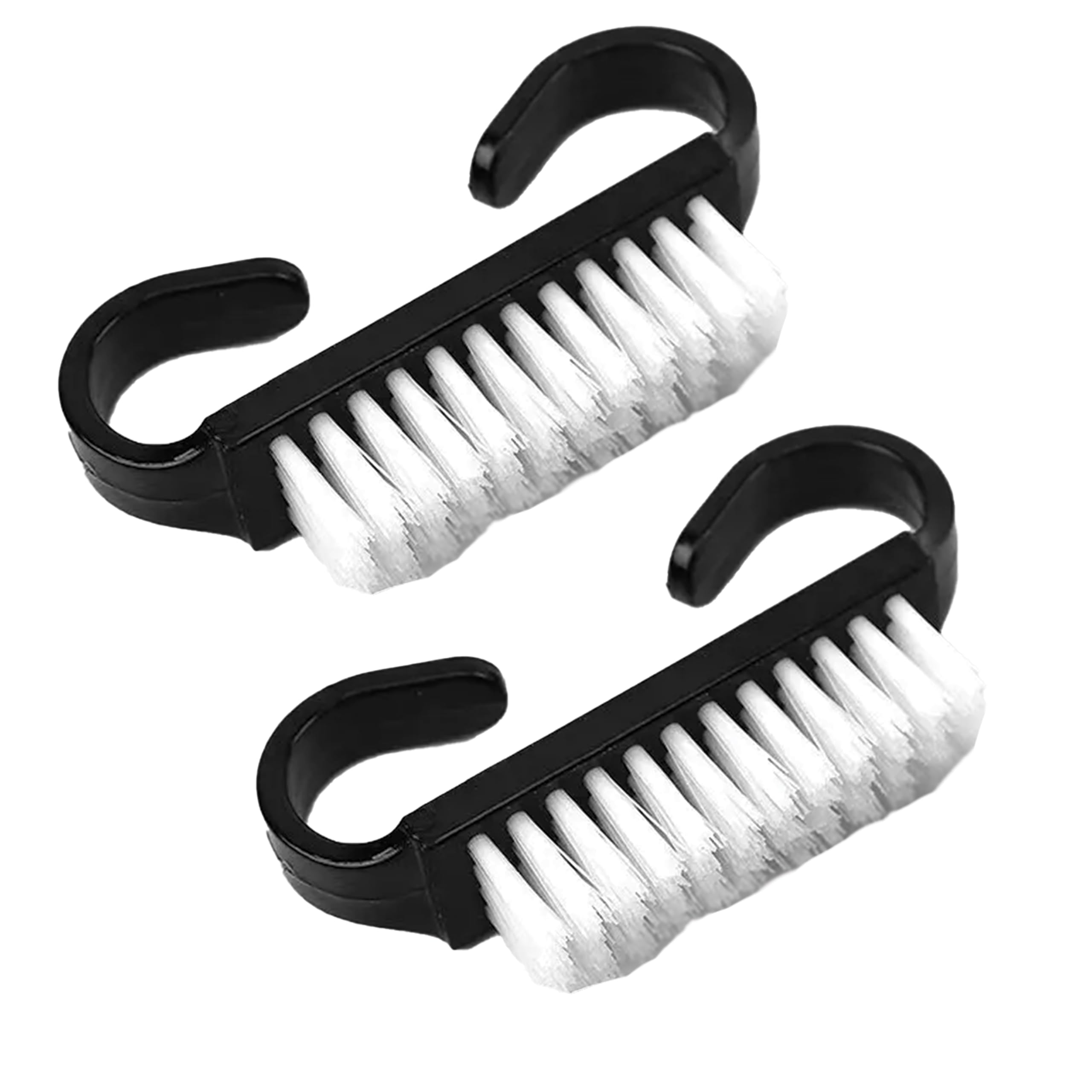 TEMPERIA (2pcs) Nail Brush Cleaner - Pedicure & Manicure Brush for Feet & Nail Cleaning - Handle Grip - Random Colour - (SZ003)-image-40