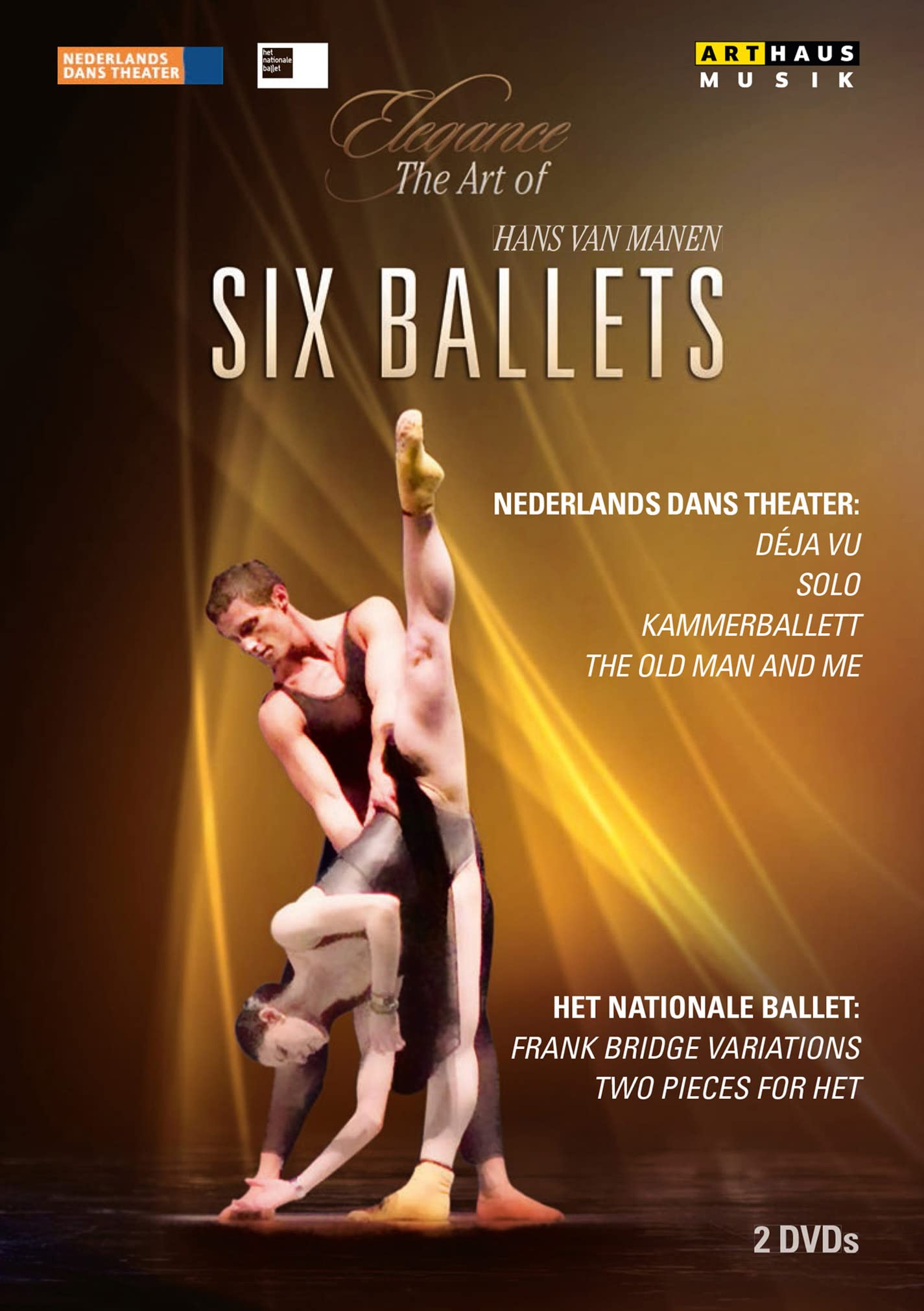 Wolfgang Amadeus Mozart, Johann Sebastian Bach, Igor Stravinsky, Benjamin Britten, Arvo Part, John Cage, J.J. Cale, Kara Karayev, Erkki-Sven Tuur, Domenico Scarlatti: Hans Van Manen - Six Ballets