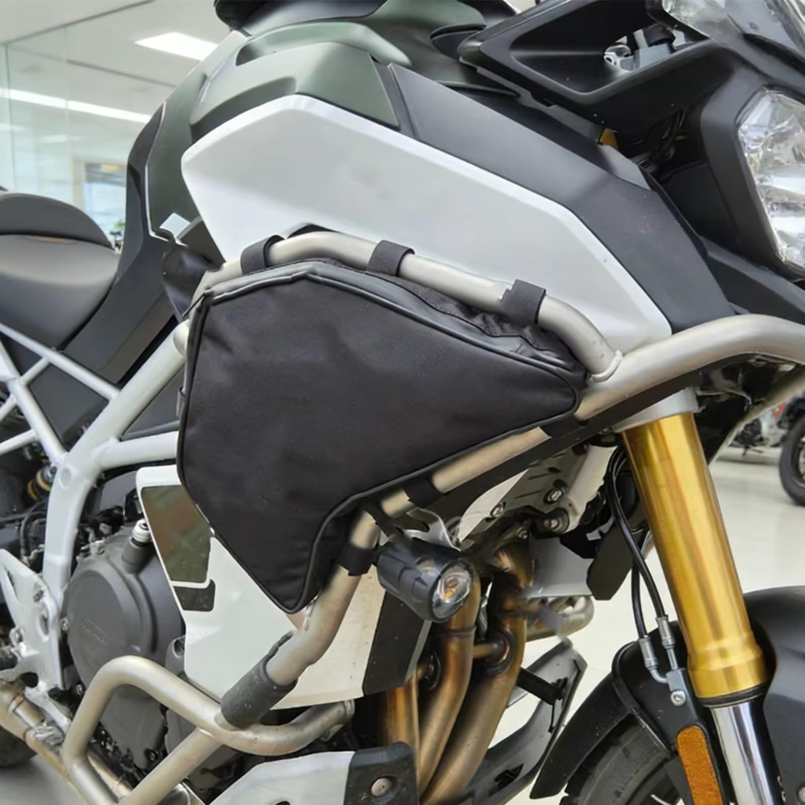 Compatibile Con Tiger 1200 2022 2025 Crash Bar Borse Borsa Telaio Strumento Riparazione Moto Posizionamento Accessori Stoccaggio Impermeabili Sacche Moto