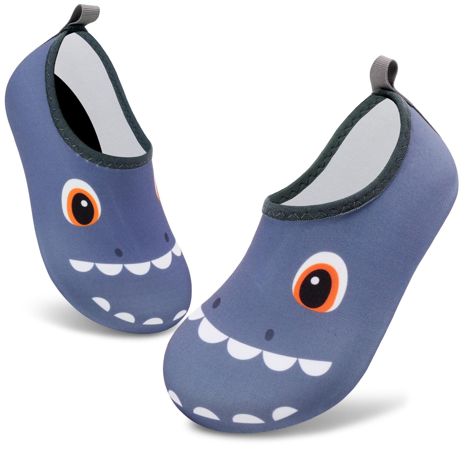 VIFUUR Kids Water Shoes Boys Girls Quick Dry Aqua Socks for Beach