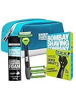 Bombay Shaving Company Sensi Smart 3 Shaving Kit For Men | Sensi Smart 3 Razor, Razor Cartridges, Charcoal Shaving Foam | Travel Bag | Shaving Kit For Sensitive Skin | Shaving Starter Kit | Travel Kit For Men