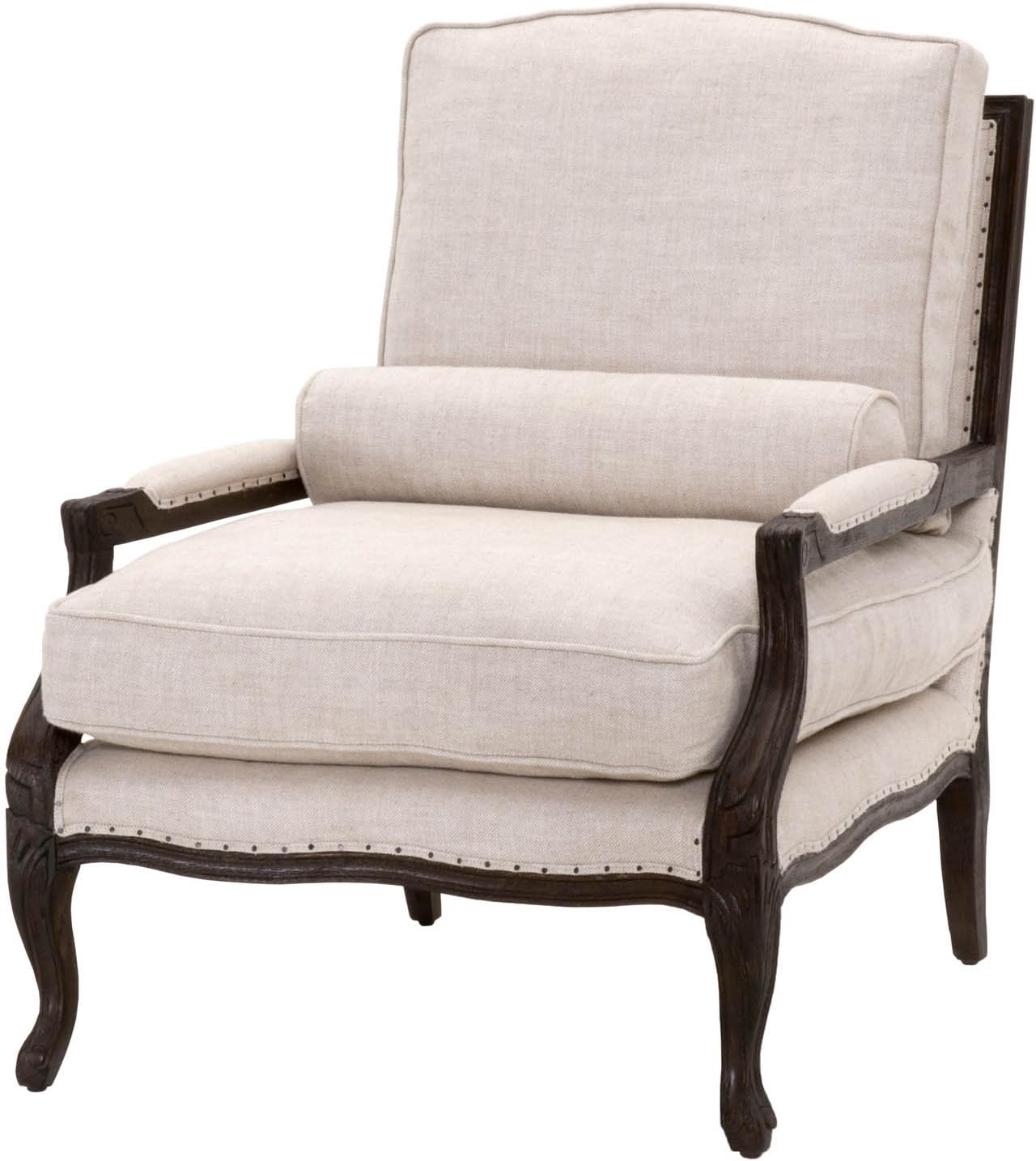 Orient Express Furniture Brussels Club Chair, Bisque