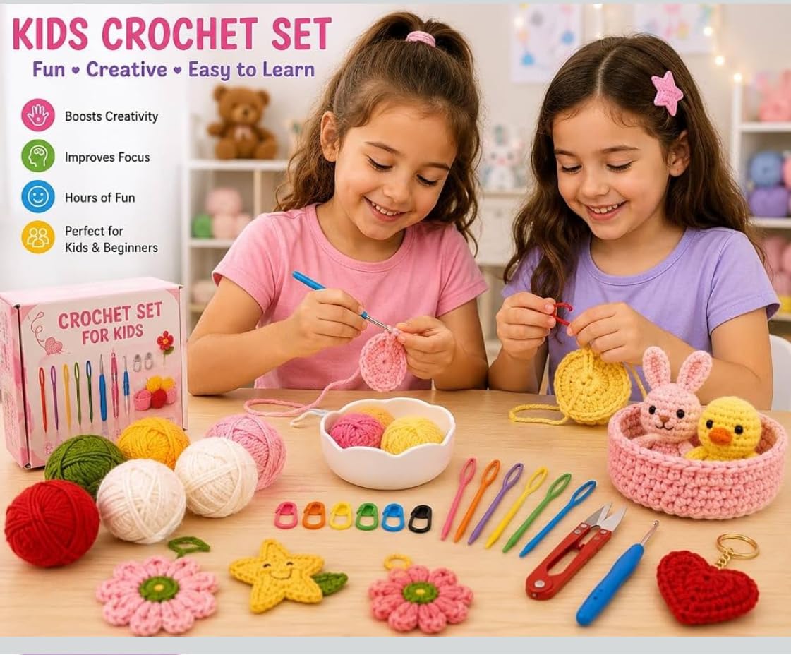 Crochet Starter Kit for Beginners - 30 Piece Set -7