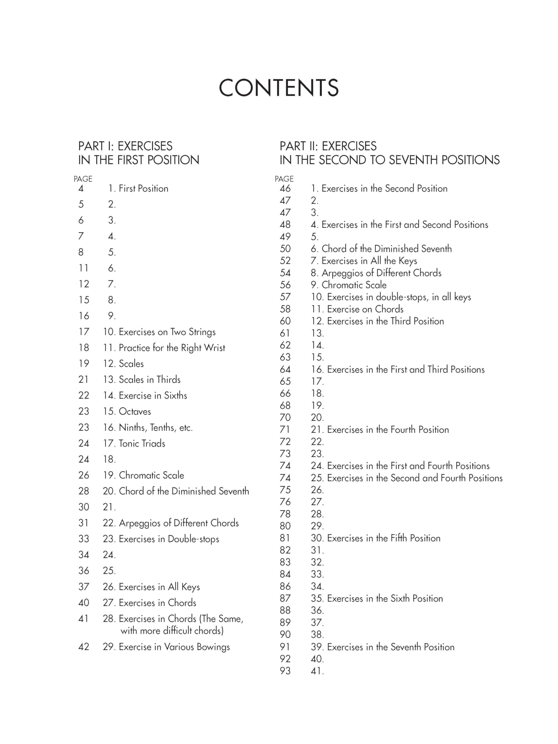 Otakar sevcik: the school of violin technics op.1 complete: Parts I-IV, Op. 1 (Schirmers Library of Musical Classics)