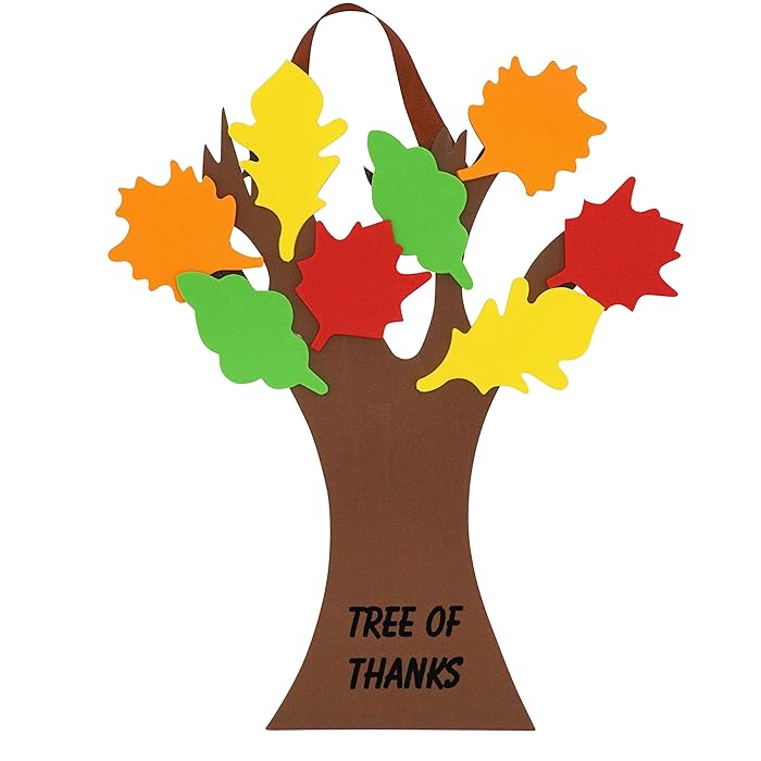 Buy Fall Thanksgiving Craft for Kids (12 Pack) Tree of Thanks, Bulk