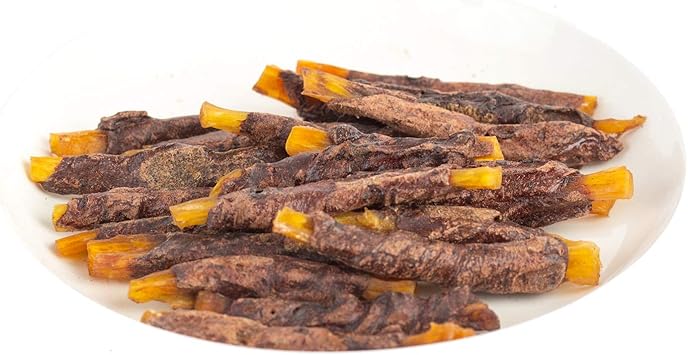 Amazon 馬肉巻 背すじスティック 馬肉おやつ 馬ジャーキー ドッグフード 無添加 犬用 モンゴル産40g ペットフードみらい ジャーキー 通販